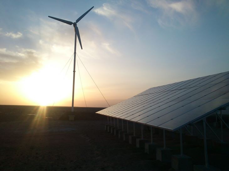100 W 200 W 300 W wind- en zonne-hybridesysteem